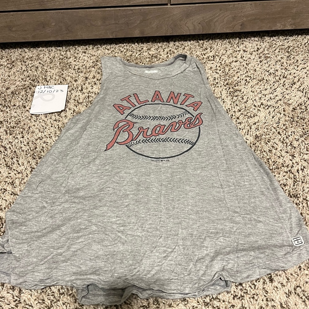 Tailgate atlanta Braves tank top